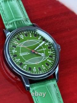Vintage Watch Raketa 24h Automatic Wrist Men's Russian Soviet USSR Polar Day