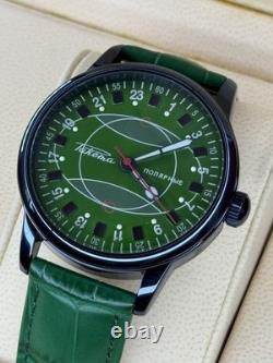 Vintage Watch Raketa 24h Automatic Wrist Men's Russian Soviet USSR Polar Day