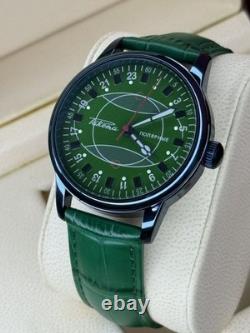 Vintage Watch Raketa 24h Automatic Wrist Men's Russian Soviet USSR Polar Day