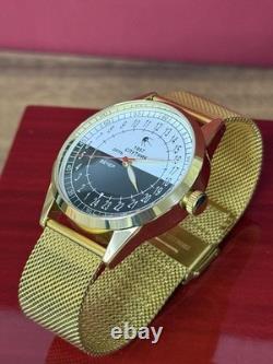 Vintage Watch Raketa 24h Automatic Wrist Men's Russian Soviet USSR Sputnik Day