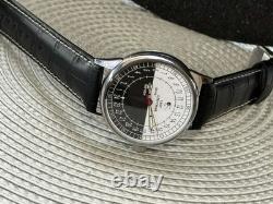 Vintage Watch Raketa 24h Mechanical Wrist Men Soviet USSR Polar Day Russian Rare