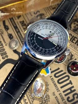 Vintage Watch Raketa 24h Sputnik Mechanical Wrist Men's Russian Soviet USSR Day