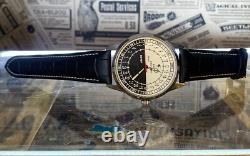 Vintage Watch Raketa 24h Sputnik Mechanical Wrist Men's Russian Soviet USSR Day