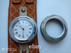 Vintage Watch Raketa Automatic Russian Soviet USSR Men's Wrist Leather Rare 20th