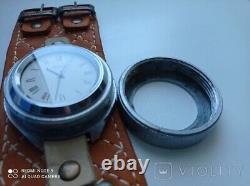 Vintage Watch Raketa Automatic Russian Soviet USSR Men's Wrist Leather Rare 20th