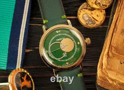 Vintage Watch Raketa Copernicus Mechanical Moon Sun Soviet USSR Russian Men's