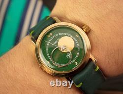 Vintage Watch Raketa Copernicus Mechanical Moon Sun Soviet USSR Russian Men's