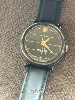 Vintage Watch Raketa Mechanical Wrist Men Russian Soviet USSR Day Rare Old
