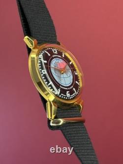 Vintage Watch Raketa Sputnik Mechanical Kirovskie Soviet USSR Russian Men RARE
