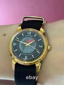 Vintage Watch Raketa Sputnik Mechanical Kirovskie Soviet USSR Russian Men RARE