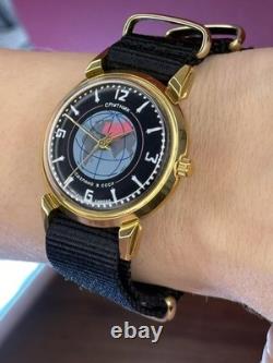 Vintage Watch Raketa Sputnik Mechanical Kirovskie Soviet USSR Russian Men RARE