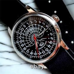 Vintage Watch Rakets 24h Automatic Wrist Men's Russian Soviet USSR Polar Day