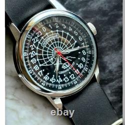 Vintage Watch Rakets 24h Automatic Wrist Men's Russian Soviet USSR Polar Day