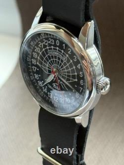 Vintage Watch Rakets 24h Automatic Wrist Men's Russian Soviet USSR Polar Day