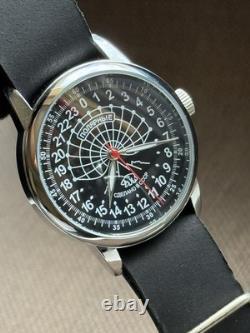 Vintage Watch Rakets 24h Automatic Wrist Men's Russian Soviet USSR Polar Day