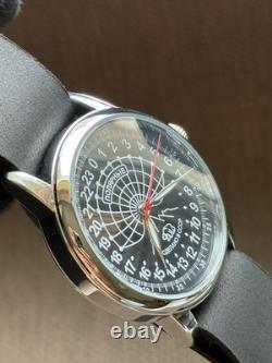 Vintage Watch Rakets 24h Automatic Wrist Men's Russian Soviet USSR Polar Day