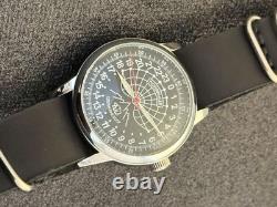 Vintage Watch Rakets 24h Automatic Wrist Men's Russian Soviet USSR Polar Day