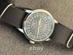 Vintage Watch Rakets 24h Automatic Wrist Men's Russian Soviet USSR Polar Day