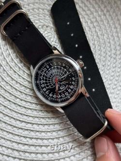 Vintage Watch Rakets 24h Automatic Wrist Men's Russian Soviet USSR Polar Day