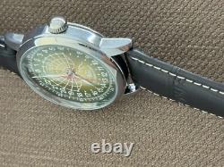Vintage Watch Rakets 24h Automatic Wrist Mens Russian Soviet USSR Polar Day Rare