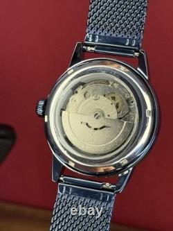 Vintage Watch Rakets 24h Automatic Wrist Polar Mens Russian Soviet USSR Strap