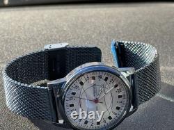 Vintage Watch Rakets 24h Automatic Wrist Polar Mens Russian Soviet USSR Strap
