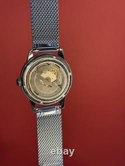 Vintage Watch Rakets 24h Automatic Wrist Polar Mens Russian Soviet USSR Strap