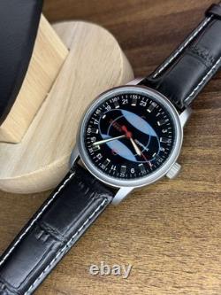 Vintage Watch Rakets 24h Mechanical Wrist Polar Mens Russian Soviet USSR Strap