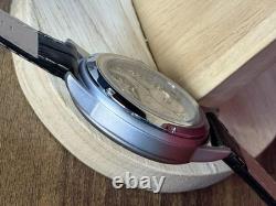 Vintage Watch Rakets 24h Mechanical Wrist Polar Mens Russian Soviet USSR Strap