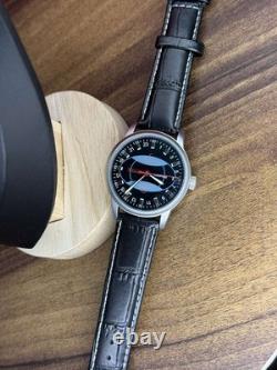 Vintage Watch Rakets 24h Mechanical Wrist Polar Mens Russian Soviet USSR Strap
