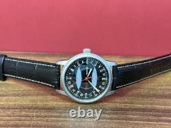 Vintage Watch Rakets 24h Mechanical Wrist Polar Mens Russian Soviet USSR Strap