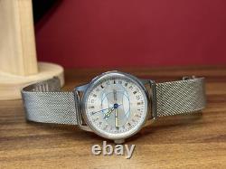 Vintage Watch Rakets 24h Mechanical Wrist Polar Mens Russian Soviet USSR Strap