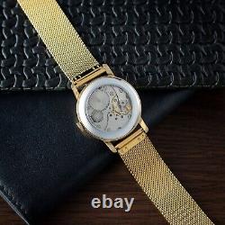 Vintage Watch Sputnik Pobeda Mechanical USSR Soviet Russian Golden Rare New