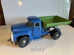 Vintage Zil 21 Hydraulic Dump Truck Pressed Steel Toy Russian/USSR/Soviet