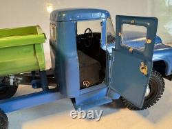 Vintage Zil 21 Hydraulic Dump Truck Pressed Steel Toy Russian/USSR/Soviet