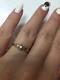 Vintage Russian Ring Ussr Jewelry Solid Rose Gold14k 585 1.13g Diamond Size 5.5