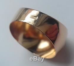 Vintage russian Soviet USSR jewelry Ring Gold 14K 583 3.03gr S-20