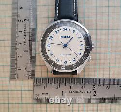 Vintage russian watch RAKETA 24H Antarctic. Rare USSR