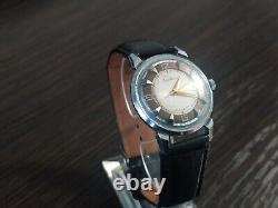 Vintage watch Kirovskie Chromed CRAB Spider case 1Mchz soviet USSR Serviced