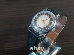 Vintage watch Kirovskie Chromed CRAB Spider case 1Mchz soviet USSR Serviced
