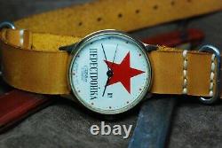 Vintage watch Slava Glory perestroika meshanikal USSR Russian Soviet Mens