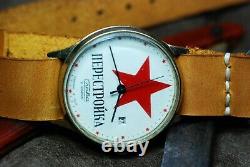 Vintage watch Slava Glory perestroika meshanikal USSR Russian Soviet Mens