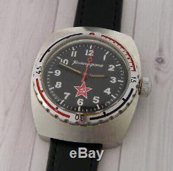 Vostok Komandirskie USSR Russian Soviet Mechanical Amphibian Wrist watch Wostok