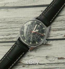 Vostok Watch Aviation Komandirskie Russian Military Aviator USSR Original