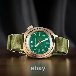 Vostok Watch Mechanical komandirskie USSR Russian Military Soviet Wrist Rare Nat