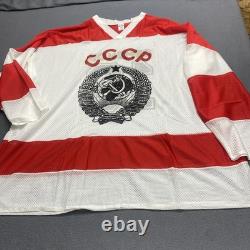 Vtg 90s CCCP Soviet Union Hockey Jersey Semenov 16 Russia Sovietski Collection