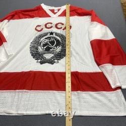 Vtg 90s CCCP Soviet Union Hockey Jersey Semenov 16 Russia Sovietski Collection