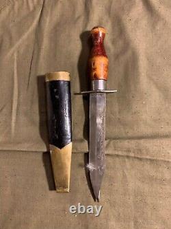 WW2 Soviet Russian Fighting Knife. Original old