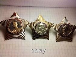 WW2 USSR Soviet Russian Military Collection Order of Suvorov 1-2-3 class COPY