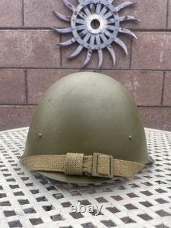 WWII Russian SSH-40 Helmet Original USSR Soviet Size 2 Medium
